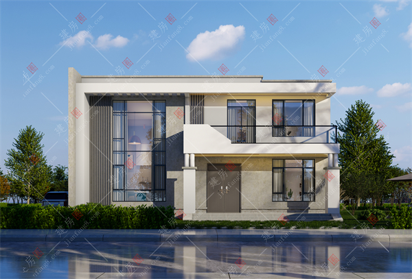 资阳安岳王哥回老家建2层现代别墅，漂亮又时尚，建好后给儿子介绍对象络绎不绝